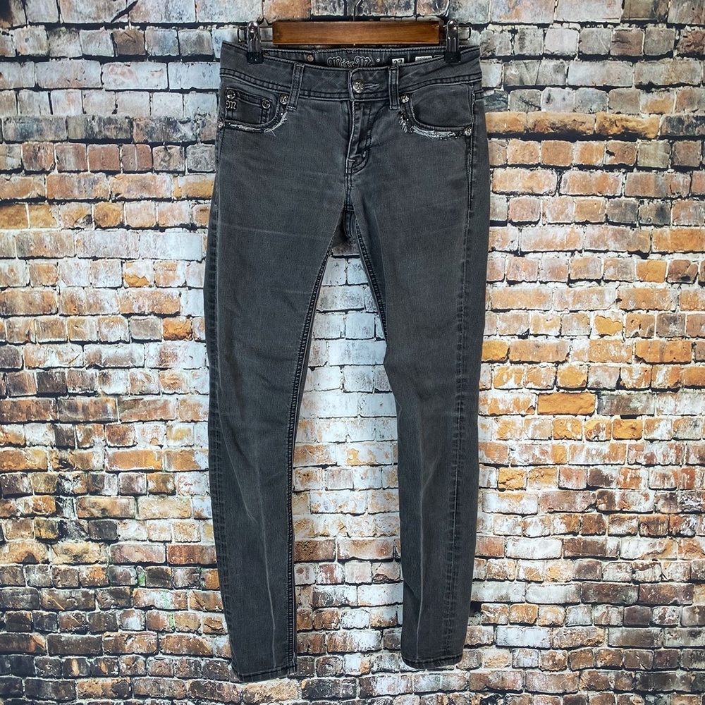 MISS ME SKINNY GRAY JEANS